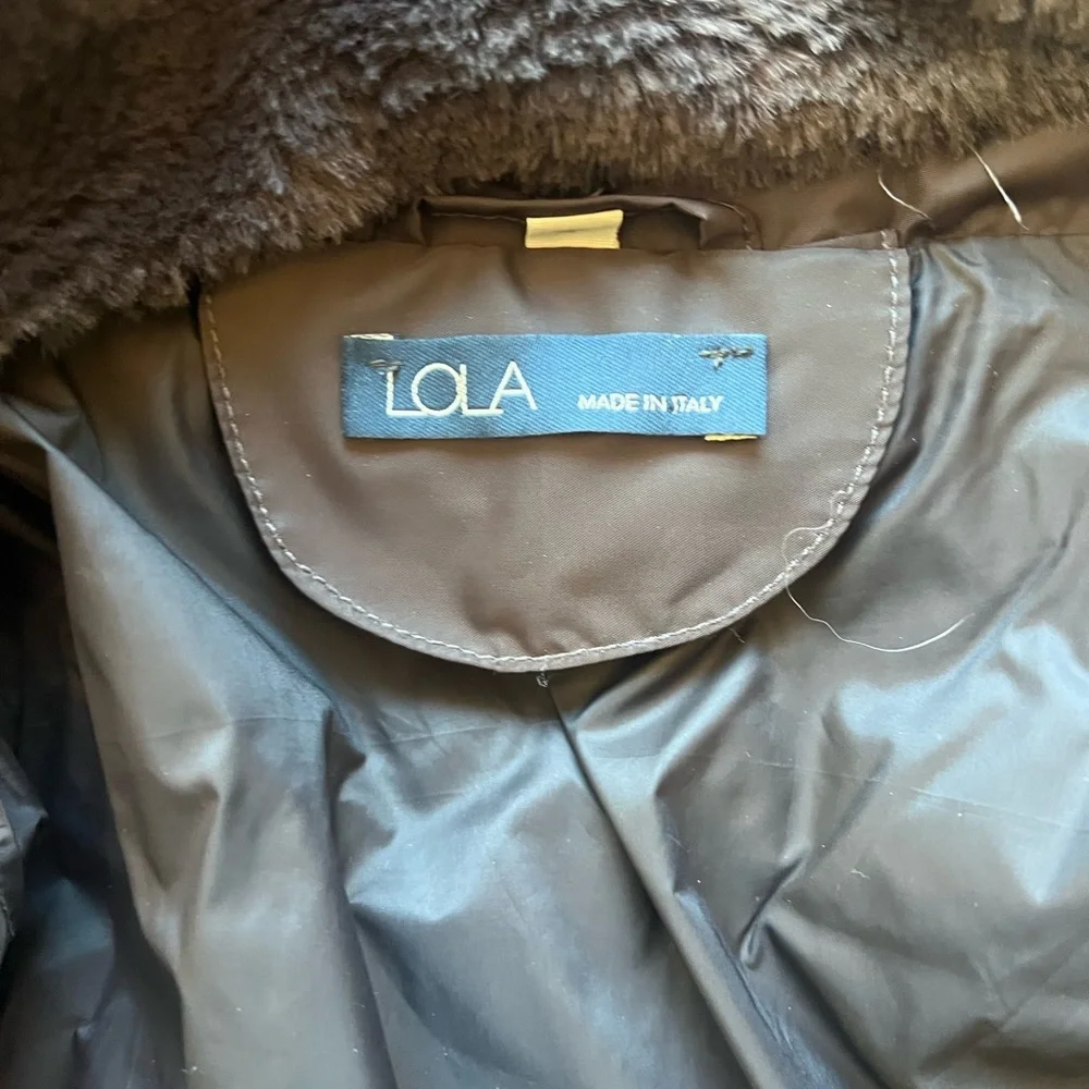 LOLA made in Italy puffer Jacket Size Small - Picture 14 of 15